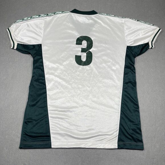 VTG Diadora Jersey Mens XL Three Rivers Soccer #3 Pasco Washington ECNL USA 90s - Picture 6 of 11